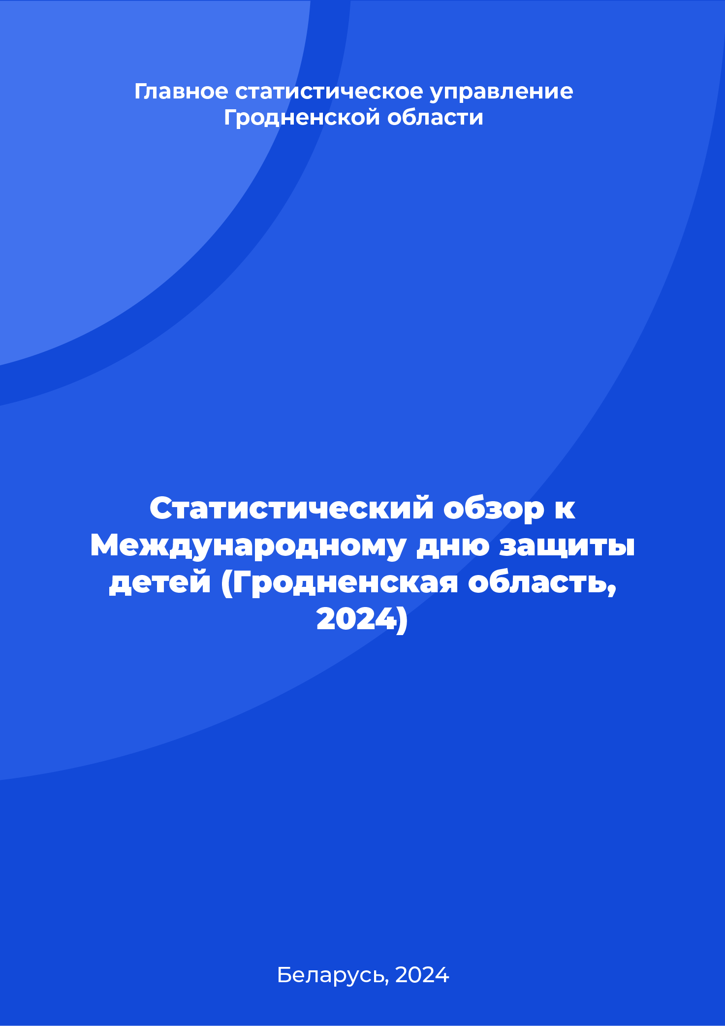Statistical review for the International Children's Day (the Grodno Region, 2024)