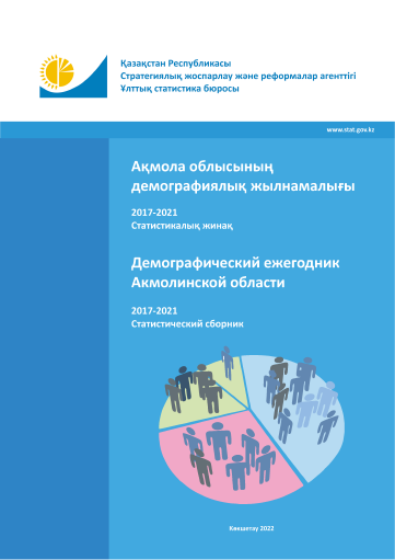 Demographic yearbook of the Akmola Region (2017–2021)