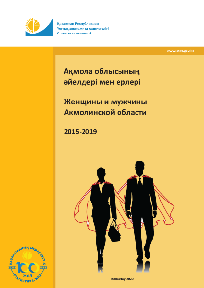Women and men of the Akmola Region (2015–2019)