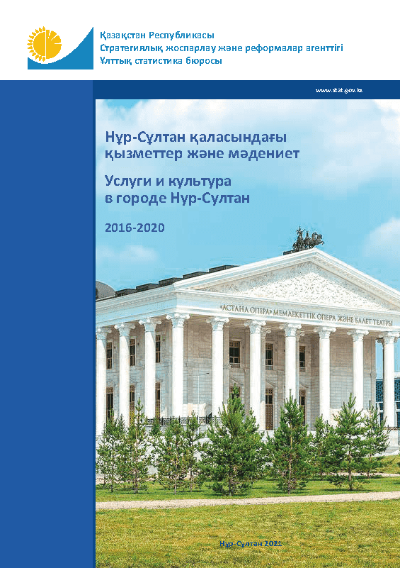 Services and Culture in Astana: statistical collection (2016–2020)